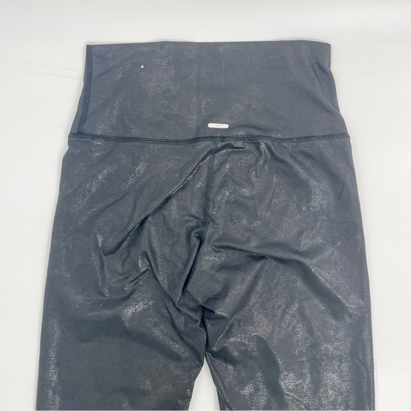 Aerie Offline Sports Athleisure Crossover Leggings Faux Leather Moto‎ Lounge M - Picture 8 of 9